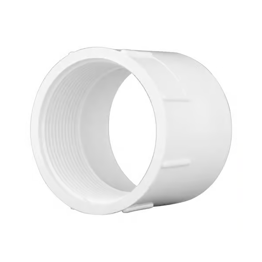 Charlotte Pipe Schedule 40 3 in. Hub X 3 in. D FPT PVC Pipe Adapter